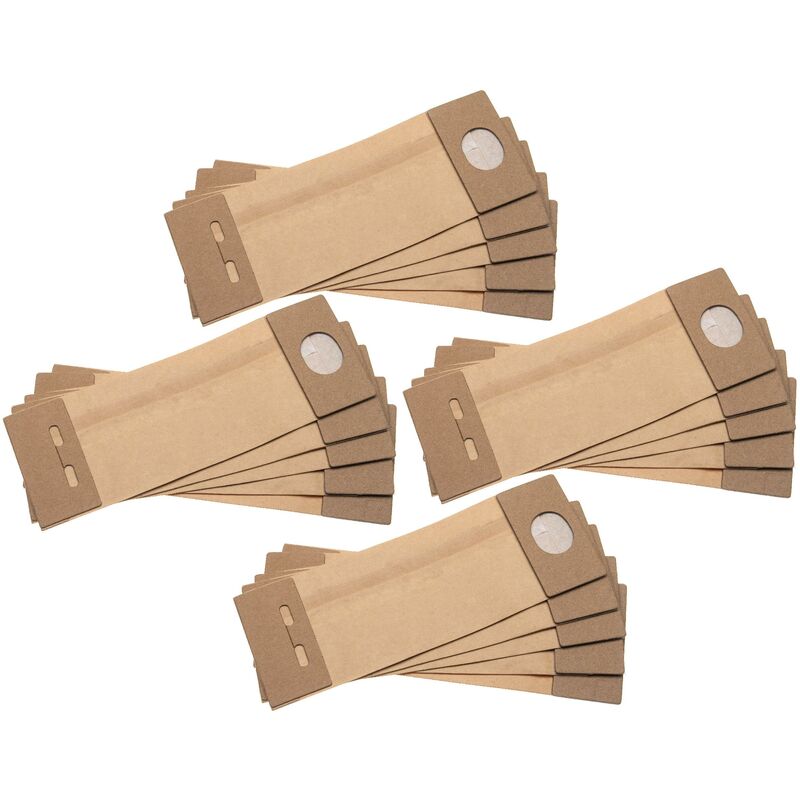 foto del prodotto vhbw 20x turbo filtro compatibile con makita bo3700, 9046, 9046j, bo4900, bo4900v levigatrice sacchetto in carta per polvere set 