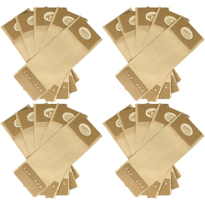 foto del prodotto vhbw 20x turbo filtro sostituisce festool 489129, 489128, 489631 per levigatrice sacchetto in carta per polvere set 