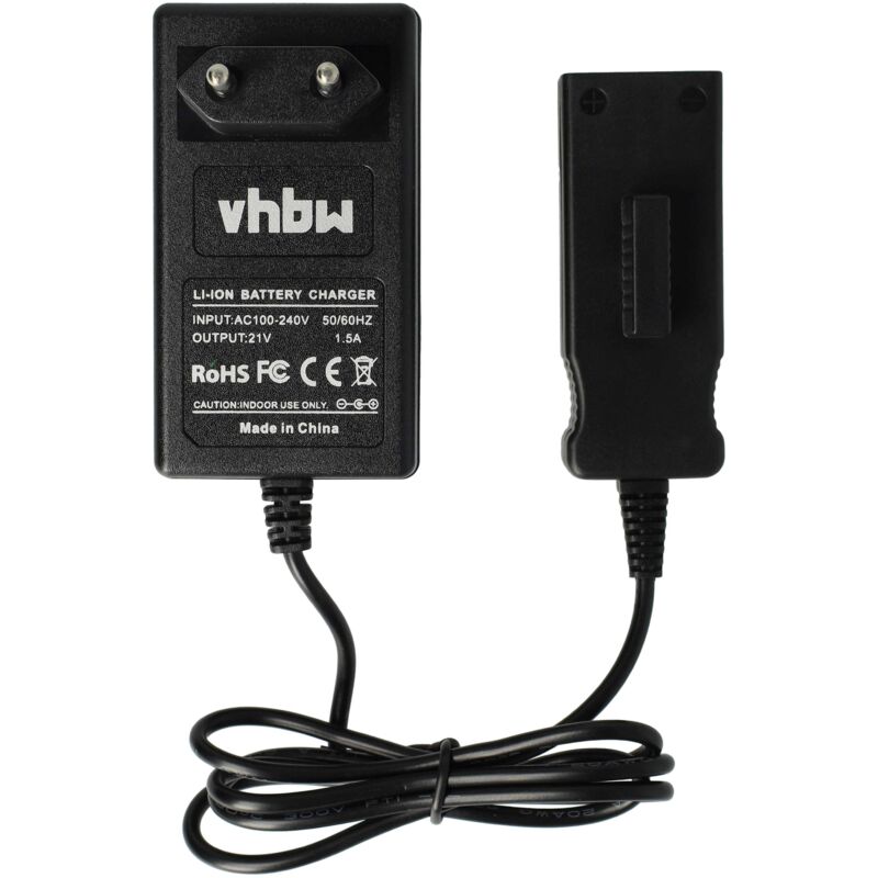 foto del prodotto vhbw 220v alimentatore caricabatterie cavo compatibile con batteria utensile gardena 09840 20, bli 18
