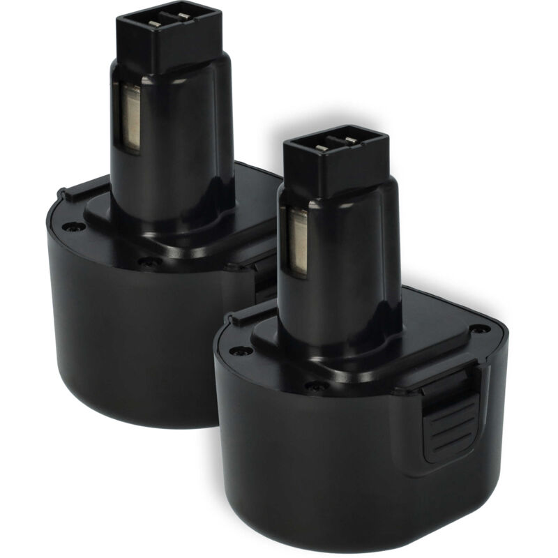 foto del prodotto vhbw 2x batteria compatibile con black decker fsl96, hp 131k 2, hp131k 2, hm9600, hp131, fs9661fk attrezzo da lavoro 1500 mah, nimh, 9,6 v 