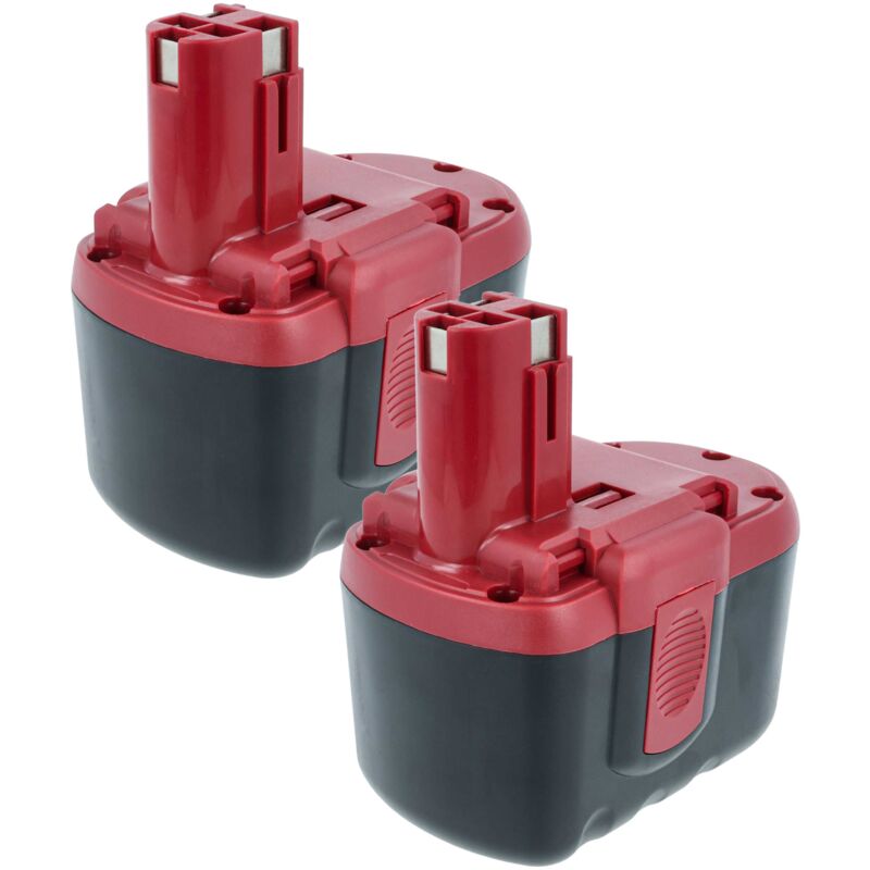foto del prodotto vhbw 2x batteria compatibile con bosch gsb 24 ve 2, gsa 24ve, gsb 24ve 2, gmc 24v, gsa 24v, gli 24v utensile elettrico 2000 mah, nimh, 24 v 