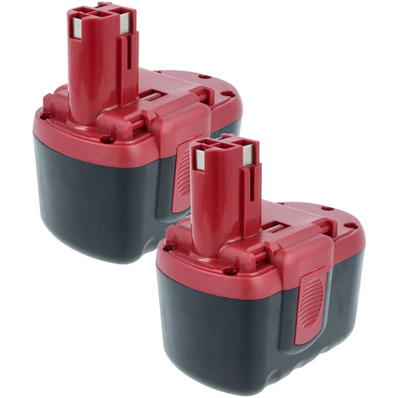 foto del prodotto vhbw 2x batteria compatibile con bosch psb 24ve 2, saw 24v, gsr 24ve 2, gst 24v utensile elettrico 2000 mah, nimh, 24 v 