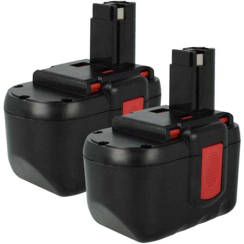 immagine 0 del prodotto vhbw 2x batteria compatibile con bosch psb 24ve 2, saw 24v, gsr 24ve 2, gst 24v utensile elettrico 3000 mah, nimh, 24 v 
