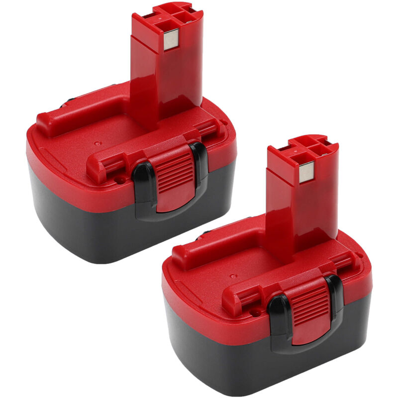 foto del prodotto vhbw 2x batteria compatibile con bosch psr 140, psr 14.4 n, psr 14.4ve 2 b , psr 14.4, psr 14.4 2 utensile elettrico 2500 mah, nimh, 14,4 v 
