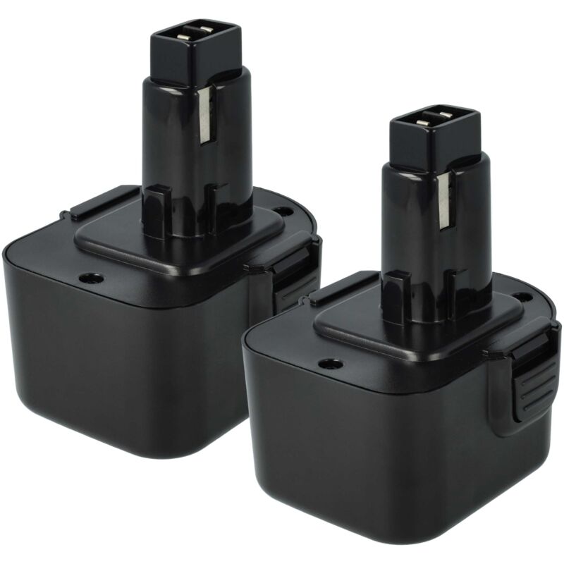 foto del prodotto vhbw 2x batteria compatibile con dewalt dw981kf 2, dw981kq, dw981kf2 utensile elettrico 3000 mah, nimh, 12 v 