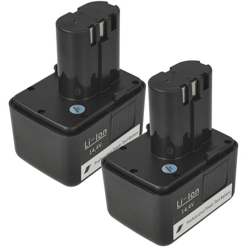 immagine 0 del prodotto vhbw 2x batteria compatibile con gesipa accubird, firebird utensile elettrico, utensile per montare rivetti ciechi 2000 mah, li ion, 14,4 v 
