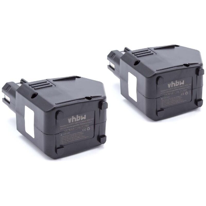 foto del prodotto vhbw 2x batteria compatibile con hilti sb12, sf120 a attrezzi da lavoro 2100 mah, nimh, 12 v 
