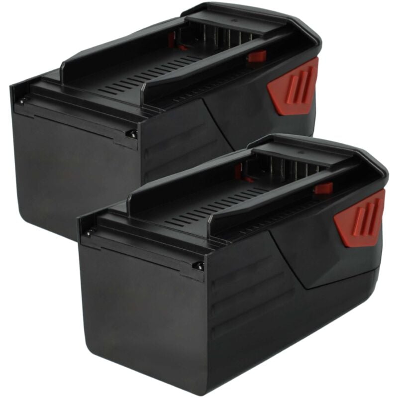 foto del prodotto vhbw 2x batteria compatibile con hilti te6 ali, te6 a36, te 6 a36 avr, te 500 a36, cpc 36v utensile elettrico 3000 mah, li ion, 36 v 