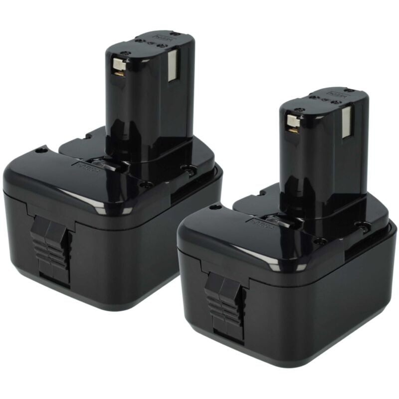 foto del prodotto vhbw 2x batteria compatibile con hitachi ds 12dvb2ks, ds12dvf, ds 12dvf, ds12dvf2, ds 12dvf2 attrezzi da lavoro 3300 mah, nimh, 12 v 