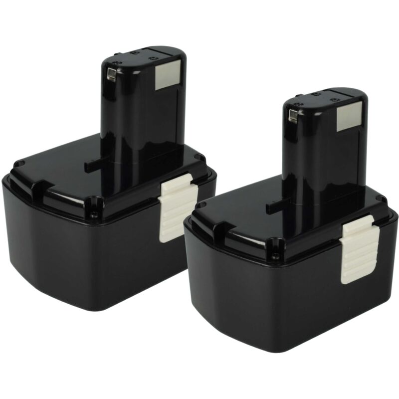 foto del prodotto vhbw 2x batteria compatibile con hitachi ds 14dvf2, ds 14dvf3, ds 14dvb2k, ds 14dvf, ds 18dvc, ds18dmr utensile elettrico 3300 mah, nimh, 14,4 v 