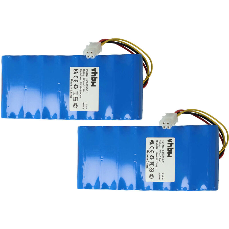 foto del prodotto vhbw 2x batteria compatibile con husqvarna automower 320, 330x con 2 batterie , 320 2014, 320 2013, 330x 2013, 320 2015 5200mah 18v li ion