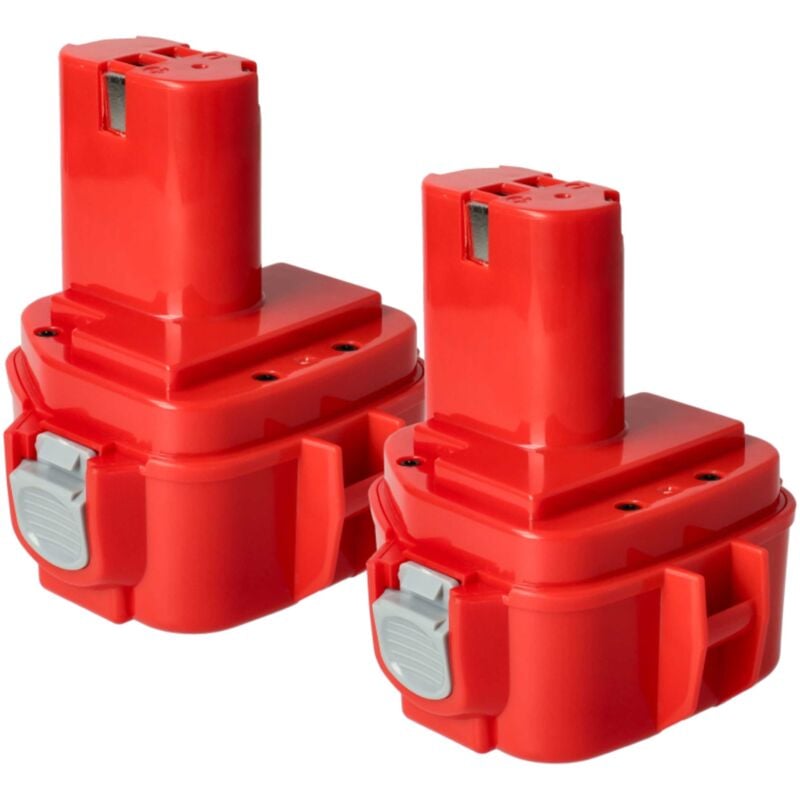 foto del prodotto vhbw 2x batteria compatibile con klauke ek 12025, ek 12042, ek 120uplus, ek 18plus, ek 22plus, ek 60unv attrezzi da lavoro 1500mah nimh 12v 