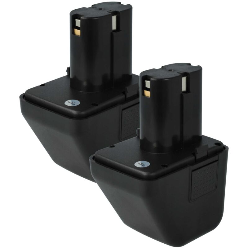 foto del prodotto vhbw 2x batteria compatibile con lematec bull 12 v utensile elettrico, utensile per montare rivetti ciechi 2000 mah, nimh, 12 v 