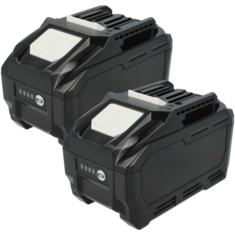 foto del prodotto vhbw 2x batteria compatibile con makita 40v max xgt, df001g, cf001g, ga013g, ga005g, ga003g, ga011g utensile elettrico 5000 mah, li ion, 40 v 