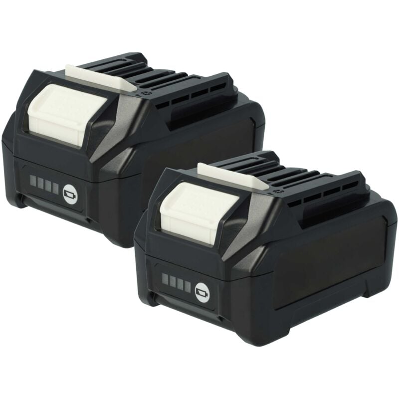 foto del prodotto vhbw 2x batteria compatibile con makita hr007g, hr005g, hr004gz, hr007gz, hr006g, hr005gz, hr006gz utensile elettrico 2500 mah, li ion, 40 v 