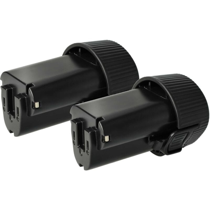 foto del prodotto vhbw 2x batteria compatibile con makita uh200, um164, um164dw, um164dwe, um164dwexl utensile elettrico 2000 mah, li ion, 10,8 v 