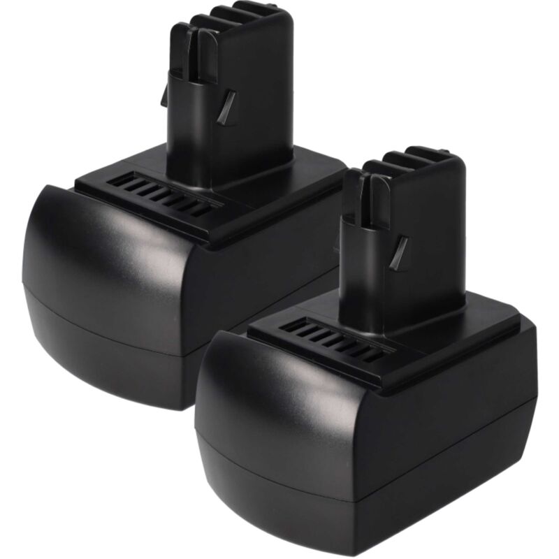 foto del prodotto vhbw 2x batteria compatibile con metabo sbt9.6, ula 9.6 utensile elettrico 1500 mah, nimh, 9,6 v 