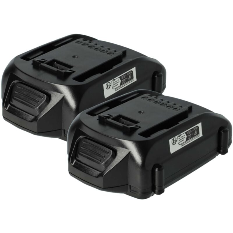 foto del prodotto vhbw 2x batteria compatibile con rockwell rk1807k2, rk1806k2, rd2872, rd2873, rd2865, rd2871, rd2874 utensile elettrico 2000 mah, li ion, 18 v 