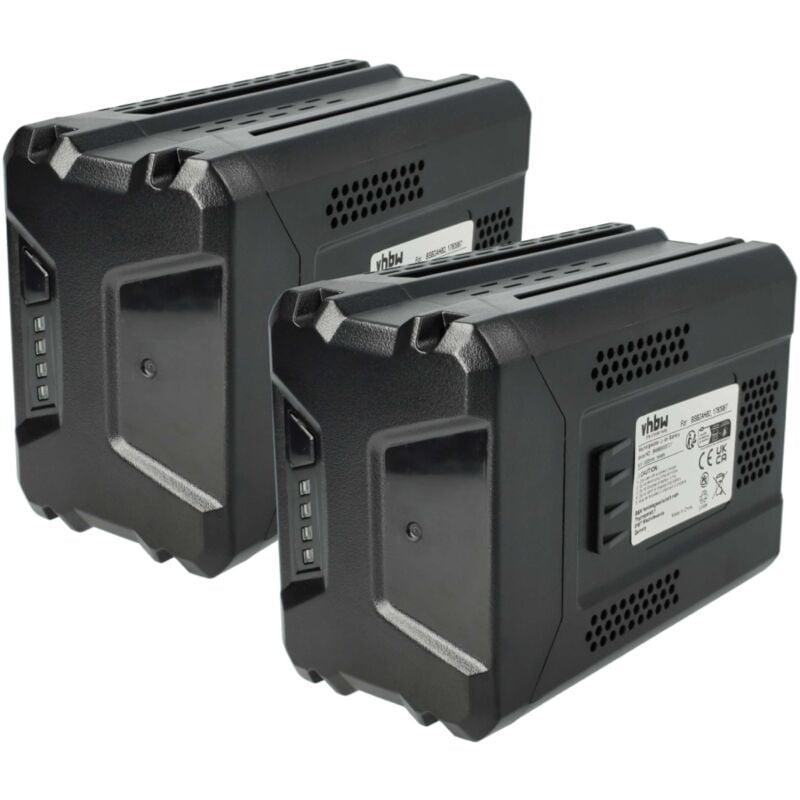foto del prodotto vhbw 2x batteria compatibile con stiga sc 80 ae, sbc 80 d ae, sht 80 ae, st 8051 ae rasaerba 2000mah 80v li ion