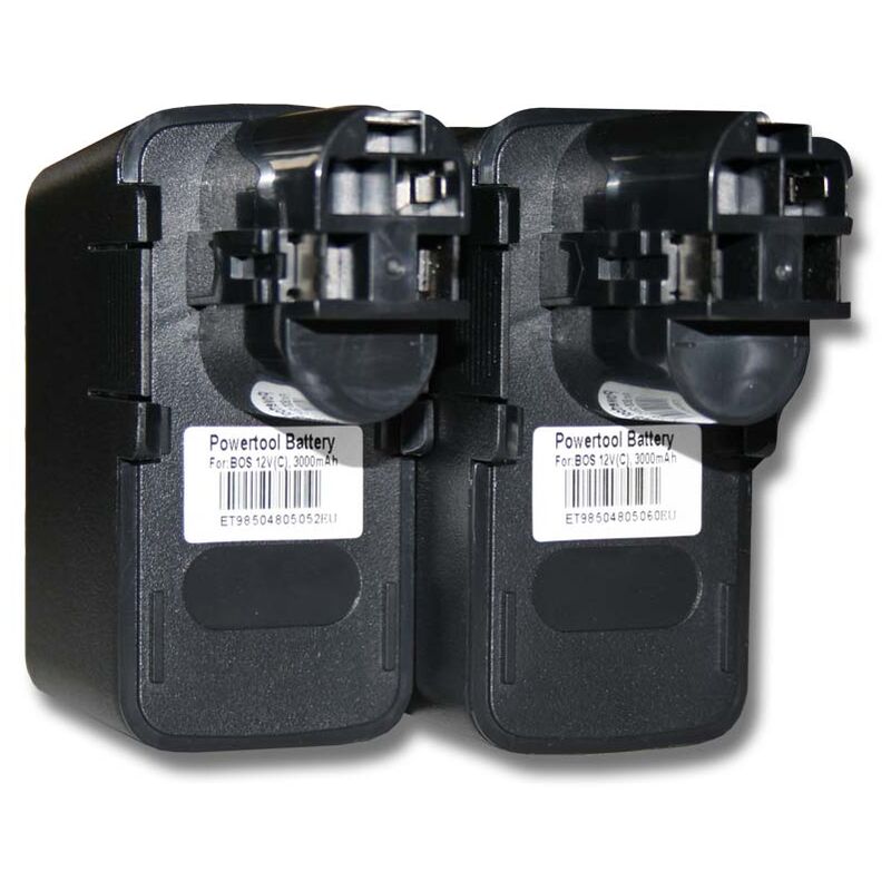 foto del prodotto vhbw 2x batteria compatibile con w rth abs12m2, abs12m 2, abs12 m2, abs12 m 2, abs12 m2 attrezzi da lavoro 3000mah, 12v, nimh 