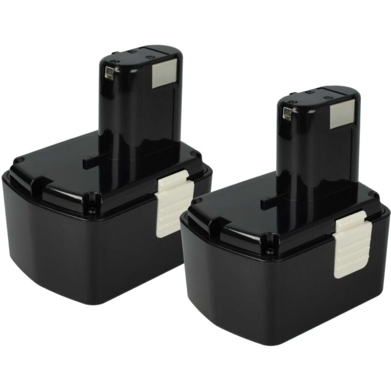 foto del prodotto vhbw 2x batteria sostituisce hitachi eb 14h, eb 14s, eb 1430x, eb 14b, eb 1430r per utensile elettrico 3300 mah, nimh, 14,4 v 