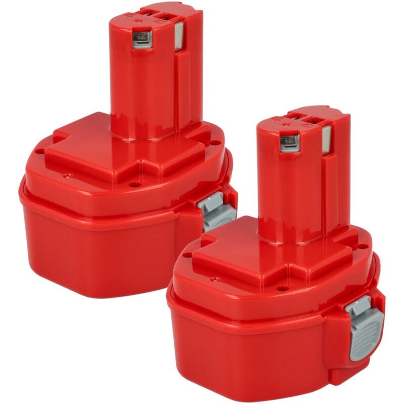 foto del prodotto vhbw 2x batteria sostituisce makita 1434, 192600 1, 1435, 1422, 1422 192600 1, 1433, 1435f, 1420 per utensile elettrico 3000 mah, nimh, 14,4 v 