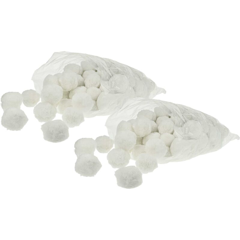 foto del prodotto vhbw 2x confezione di sfere filtranti da 500 g sostituisce 17,5 kg sabbia filtrante per sistemi di filtraggio per piscine 50 mm