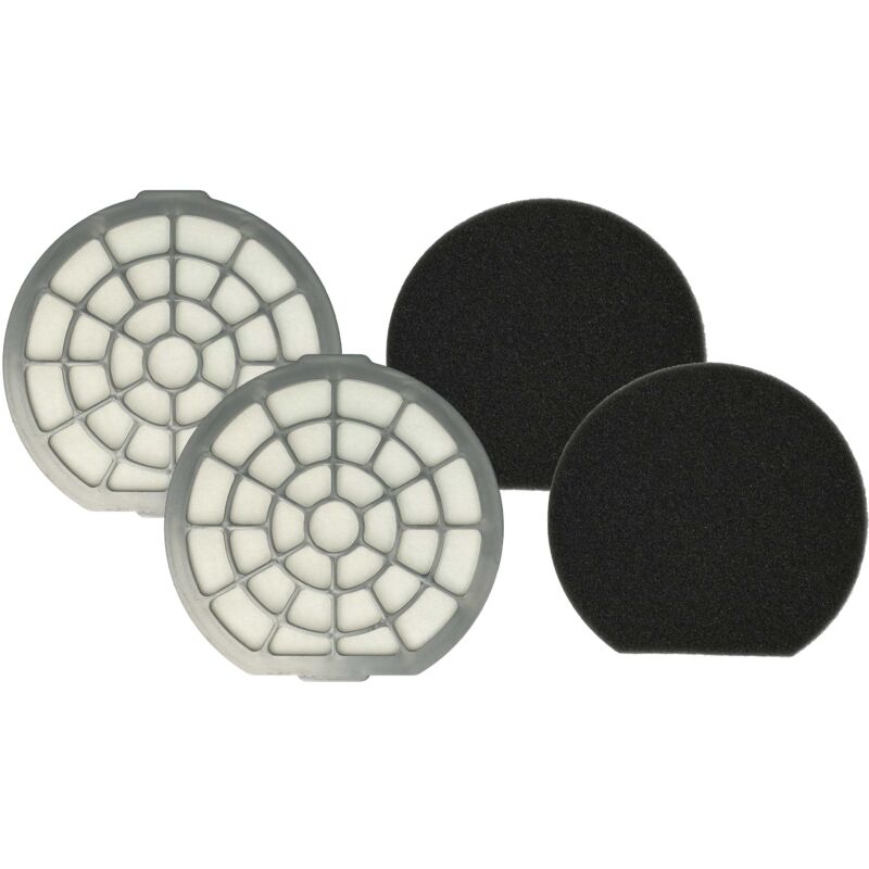 foto del prodotto vhbw 2x doppio filtro salvamotore compatibile con dirt devil infinity excell m 5059 0, m 5051 9, m 5059 aspirapolvere
