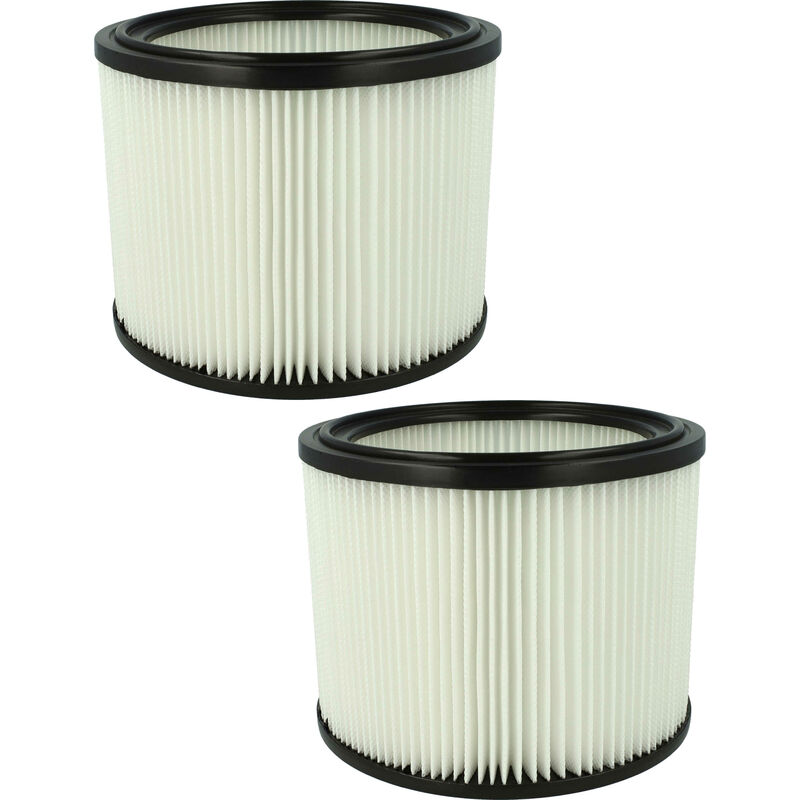 foto del prodotto vhbw 2x elemento filtrante compatibile con berner bwdvc 25, 26, 28, 30 aspiratore secco umido