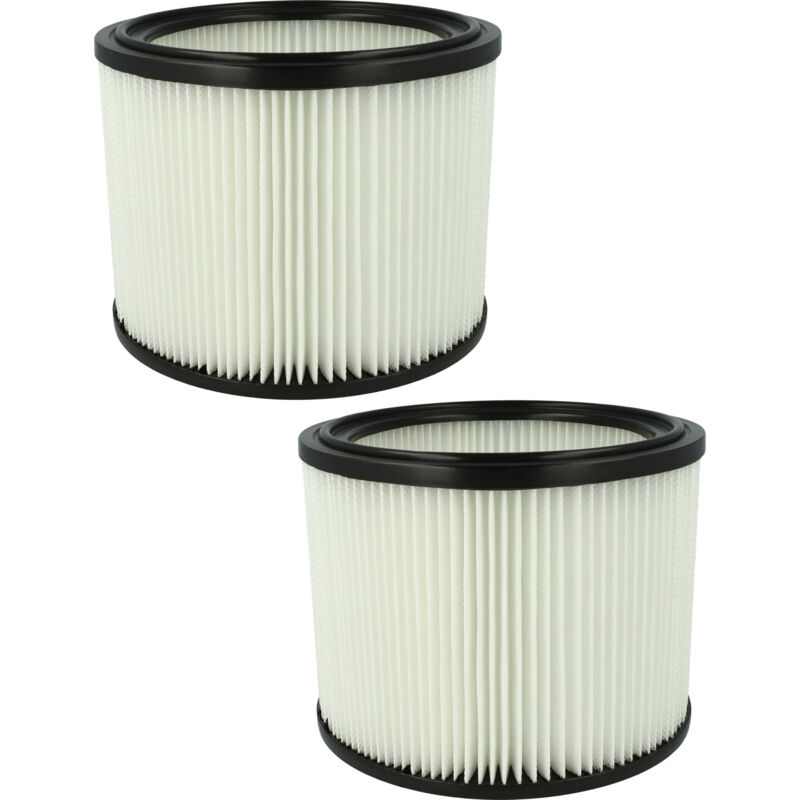 foto del prodotto vhbw 2x elemento filtrante compatibile con husqvarna wdc 220, wdc 325l aspiratore secco umido
