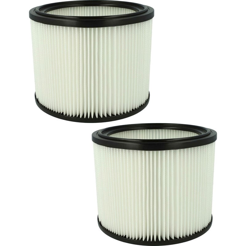 foto del prodotto vhbw 2x elemento filtrante compatibile con nilfisk attix 50 01 pc, 50 21 pc, 50 2m pc, 50 21 xc aspiratore secco umido