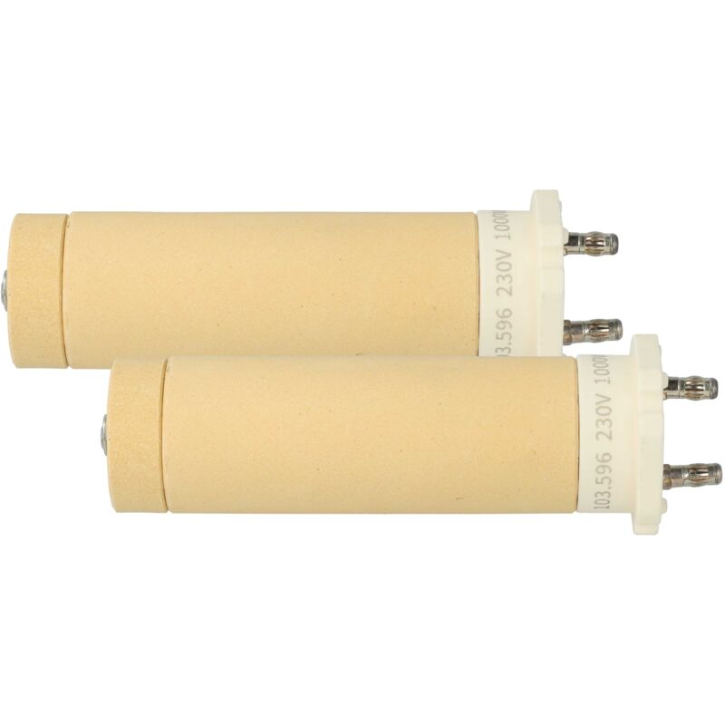 foto del prodotto vhbw 2x elemento riscaldante compatibile con leister triac bt pistola di saldatura a aria calda nucleo in ceramica, 3 x 10,3 cm