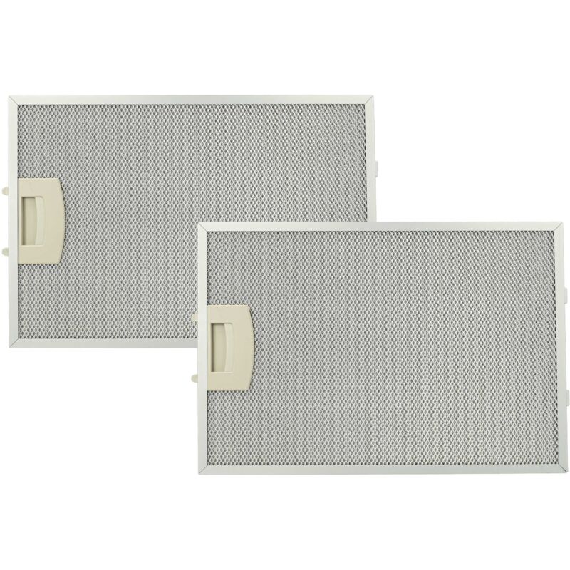 foto del prodotto vhbw 2x filtri anti grasso permanente compatibile con bosch dke685b 03, dke685b 04, dke685c 01, dke685c 02, dke685c 03 cappa da cucina, metallo