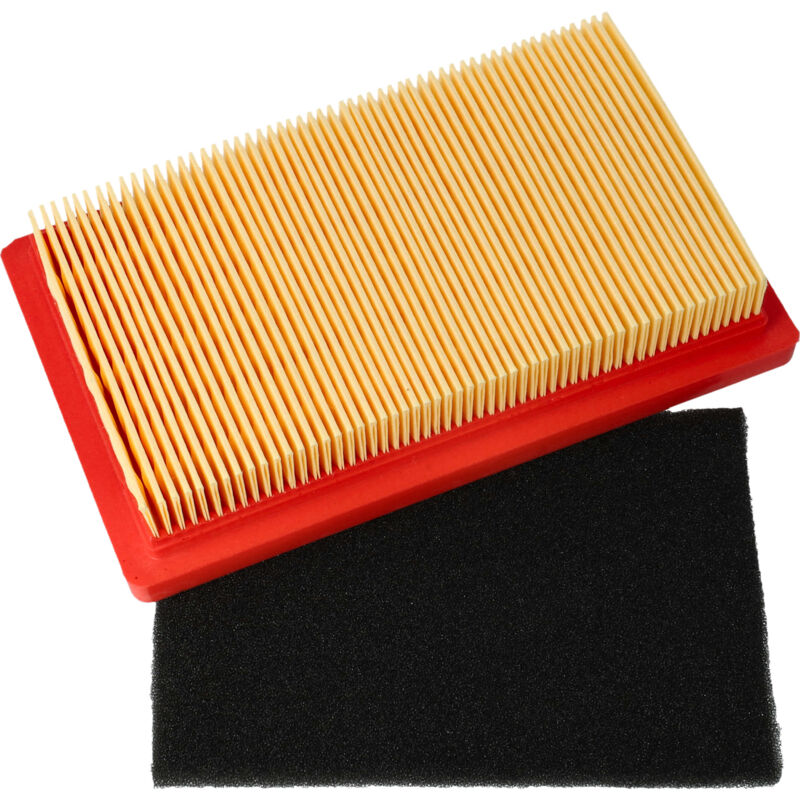foto del prodotto vhbw 2x filtro 1x pre filtro, 1x filtro dell aria compatibile con mtd t 380 m, t 330 m tosaerba 14,5x 8,5 x 2,8 cm