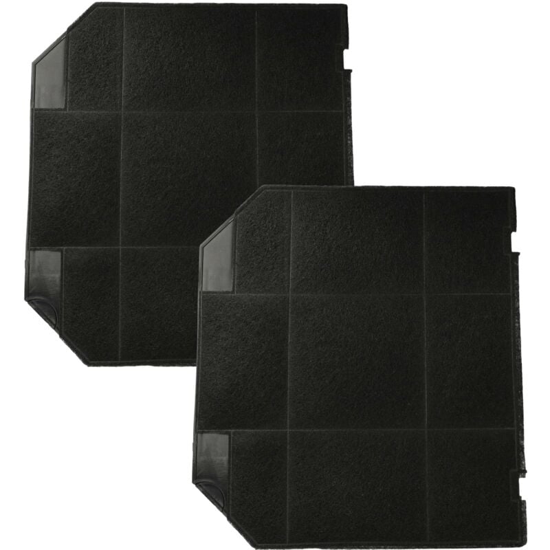 foto del prodotto vhbw 2x filtro a carboni attivi compatibile con aeg x99384md01, x92384mi02, x99384md0, x92384mi0, x92384mi01 cappe aspiranti 26,5 x 23,7 x 1,6 cm