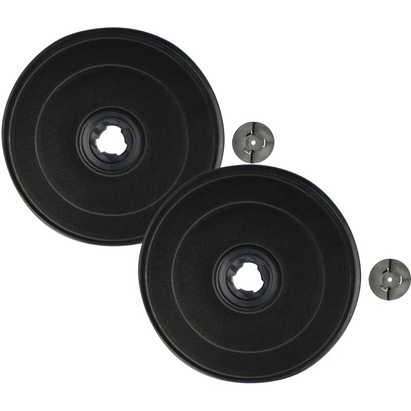 foto del prodotto vhbw 2x filtro a carboni attivi compatibile con alno adu 602 s, aef3560n, adu 602 w, adu3090x, adu 602 e, aef3560a cappe aspiranti 2,3 cm