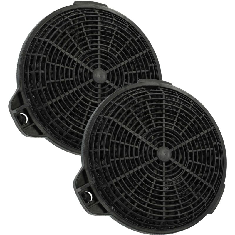 foto del prodotto vhbw 2x filtro a carboni attivi compatibile con cata valto 700 xgwh, valto 700 xgbk, valto 600 xgwh, valto 600 xgbk cappe aspiranti 13,25 cm