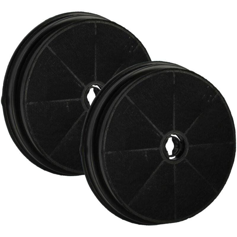 immagine 0 del prodotto vhbw 2x filtro a carboni attivi compatibile con cda cst6wh, cst6ss, cst6br, cli9ss, cin6, cige9ss, cge9ss, cge9bl, cge7ss cappe aspiranti 19 cm