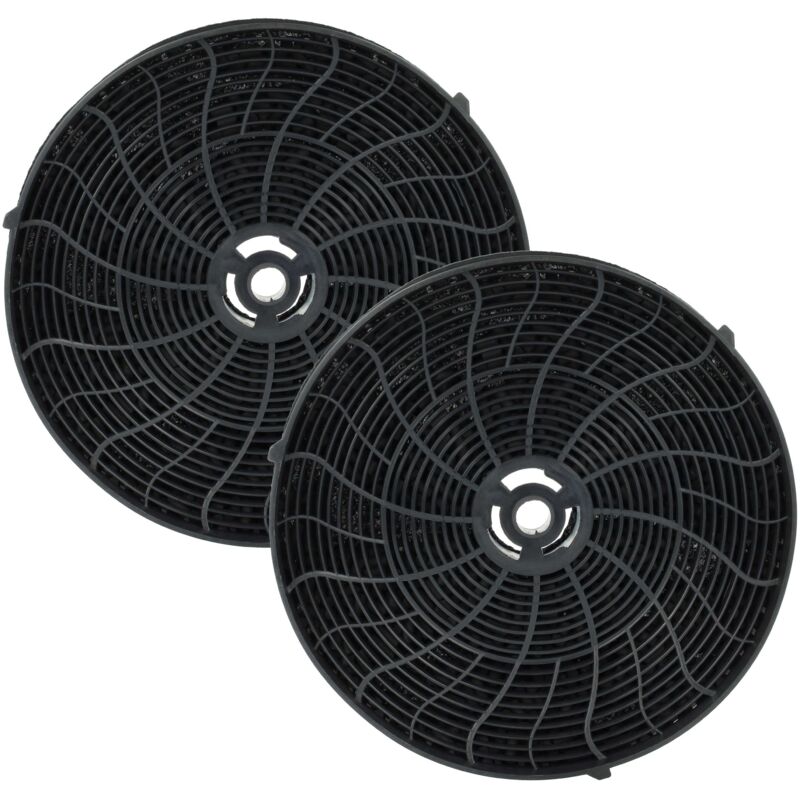 foto del prodotto vhbw 2x filtro a carboni attivi compatibile con electrolux efv80465ok, efv80464ox, efv80464ow, efv80464ok, efv80460ow, efv80460ok cappe aspiranti