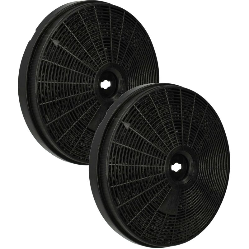foto del prodotto vhbw 2x filtro a carboni attivi compatibile con elica fs 301 2k37 ix a6 208299004401 cappe aspiranti 20 cm