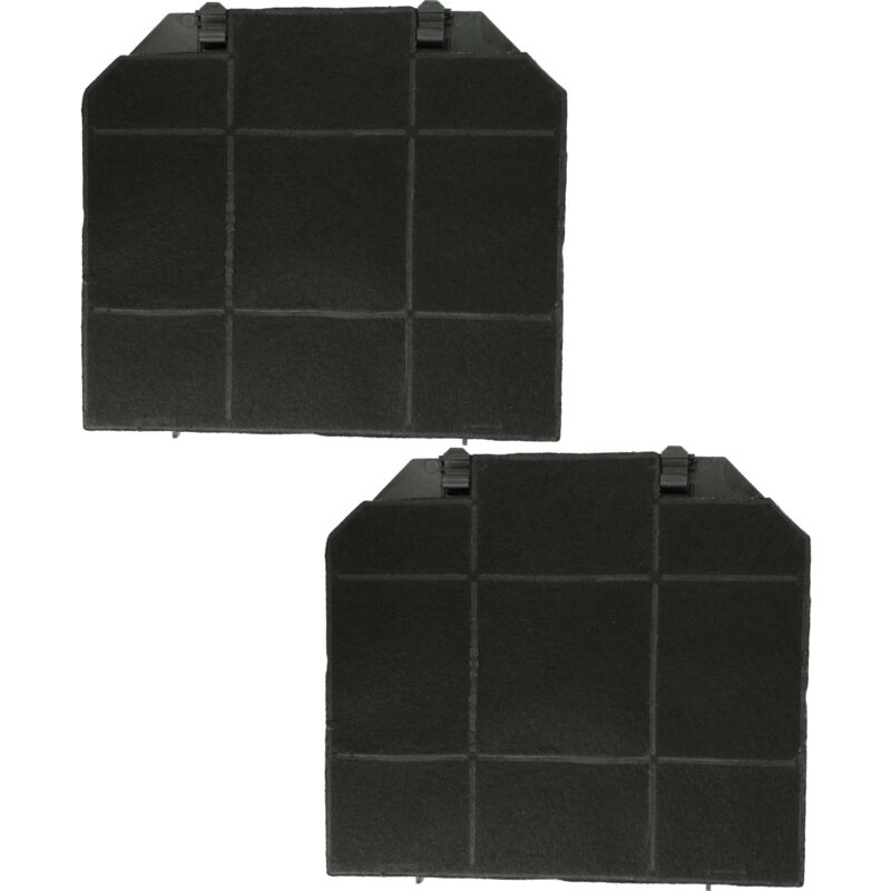 foto del prodotto vhbw 2x filtro a carboni attivi compatibile con juno 94961085500 jdk5571e, 94961085600 jdk5571as cappe aspiranti 26,5 x 23,5 x 1,5 cm