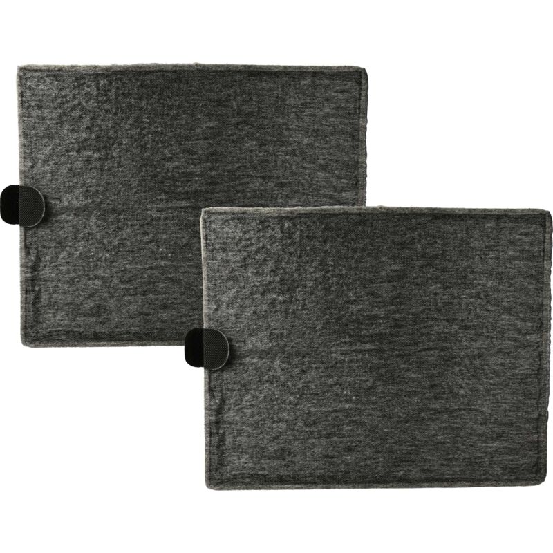 foto del prodotto vhbw 2x filtro a carboni attivi compatibile con miele da 5996 w, da 7198 w, da 5980 w, da 5986 w, da 5990 w cappe aspiranti 26 x 21,3 x 1,9 cm