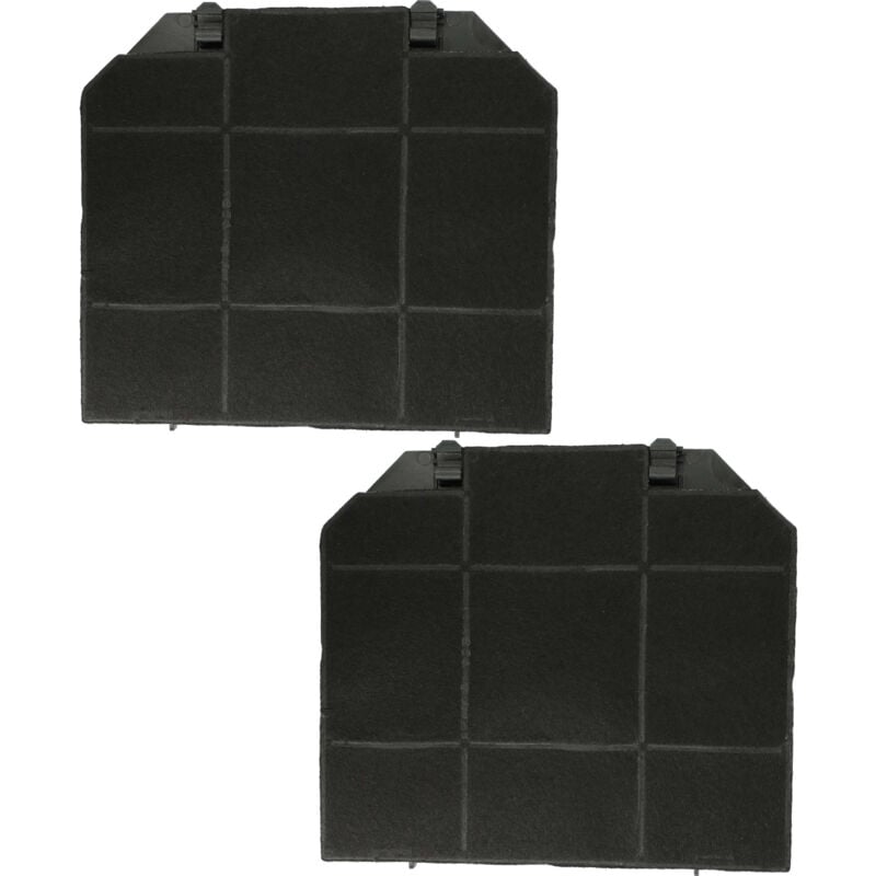 foto del prodotto vhbw 2x filtro a carboni attivi compatibile con progress 94249018701 pdg9140e, 94249018800 pdg6140e cappe aspiranti 26,5 x 23,5 x 1,5 cm