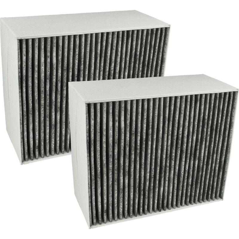 immagine 0 del prodotto vhbw 2x filtro a carboni attivi compatibile con siemens lf959rb50b 04, lf959rb51 02, lf959rb51 01, lf959rb51 cappe aspiranti 22,7 x 18,9 x 10 cm