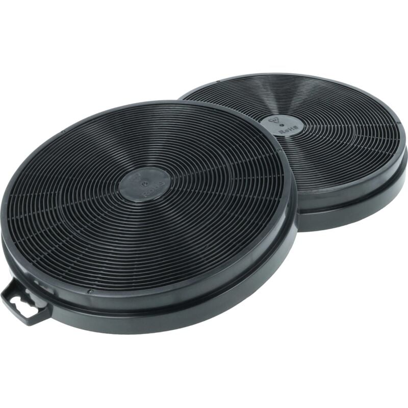 foto del prodotto vhbw 2x filtro a carboni attivi compatibile con whirlpool continua 120, continua 90, cappa, cappa trivalcucin, cielo cappe aspiranti 20,2 cm