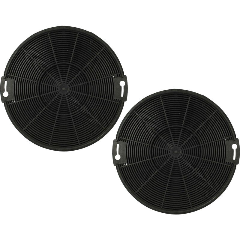 foto del prodotto vhbw 2x filtro a carboni attivi compatibile con zanker zkp6010x cappe aspiranti 15 cm