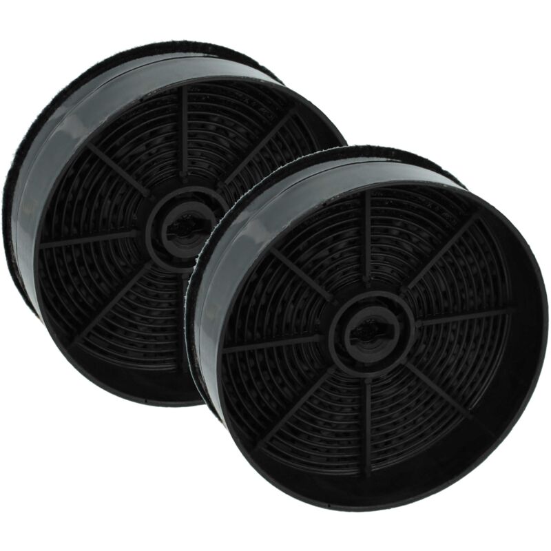 foto del prodotto vhbw 2x filtro a carboni attivi sostituisce beko 9197063656, 9197065088 per cappe aspiranti 12,4 cm