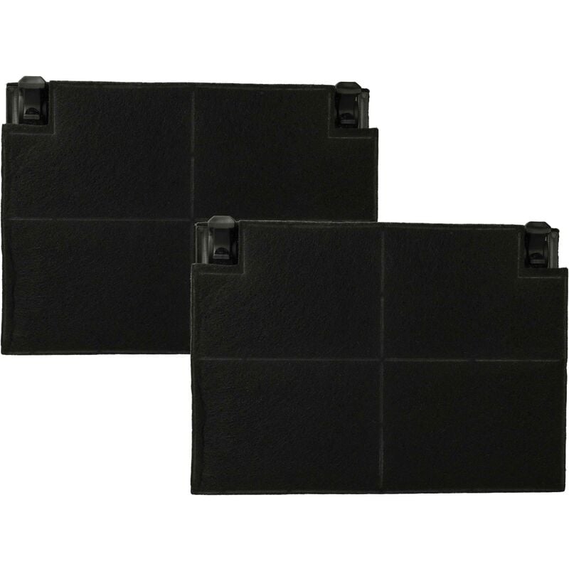 foto del prodotto vhbw 2x filtro a carboni attivi sostituisce faber 5403001, eff70 per cappe aspiranti 19,5 x 13,9 x 2,2 cm