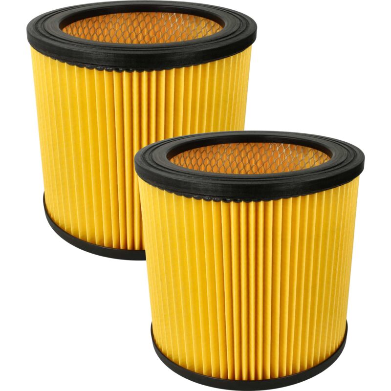 foto del prodotto vhbw 2x filtro a cartuccia compatibile con parkside pnts b2, pnts b1, pnts a1 sistema di aspirazione filtro di ricambio hepa, 18,2 x 16,7 cm