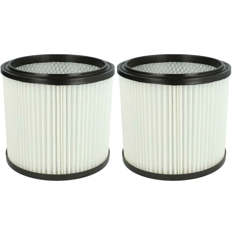 foto del prodotto vhbw 2x filtro a pieghe piatte compatibile con aeg nt 1100 aspirapolvere bianco